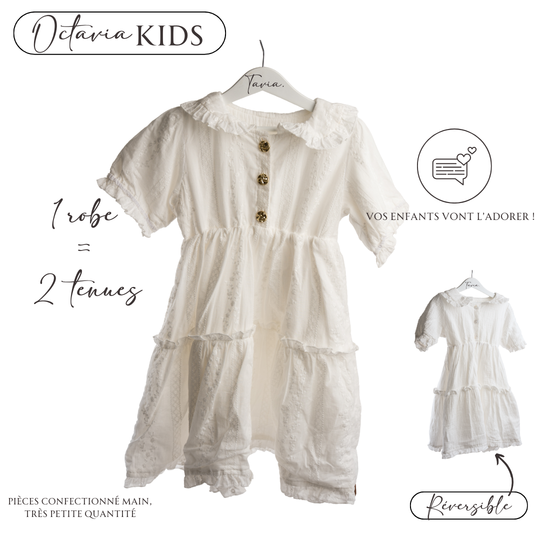 Robe Octavia enfant réversible