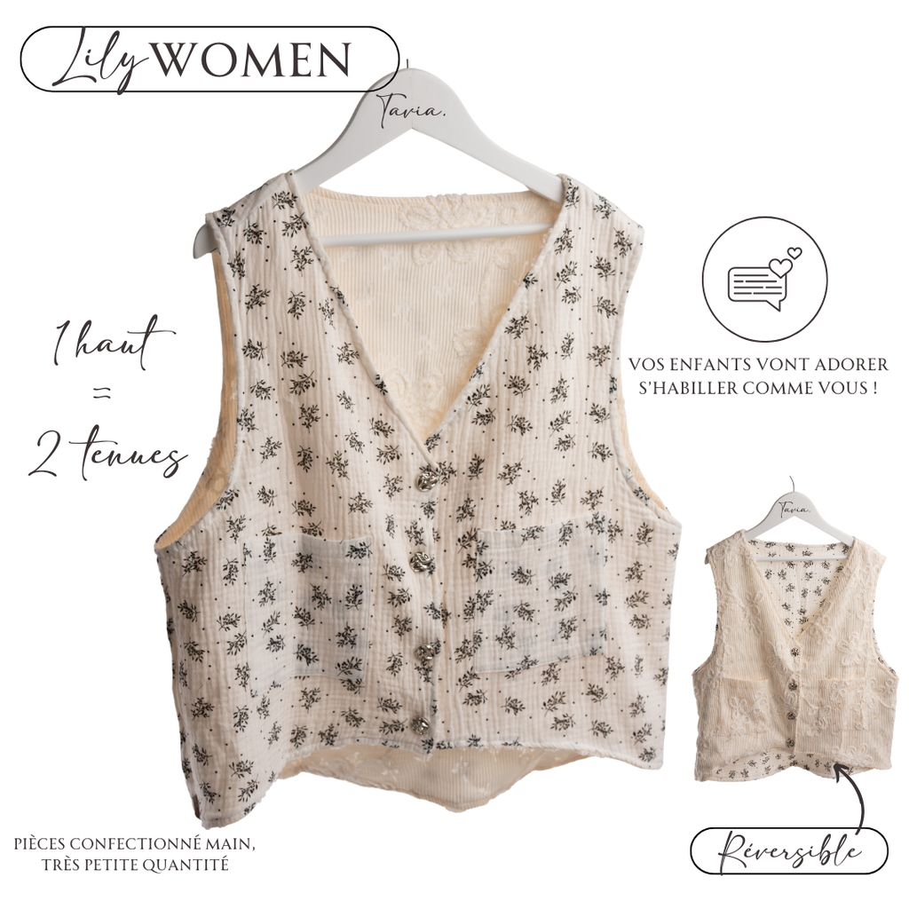 Lily top femme