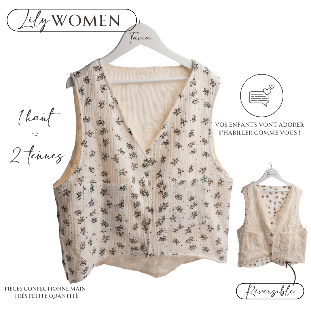 Lily top femme
