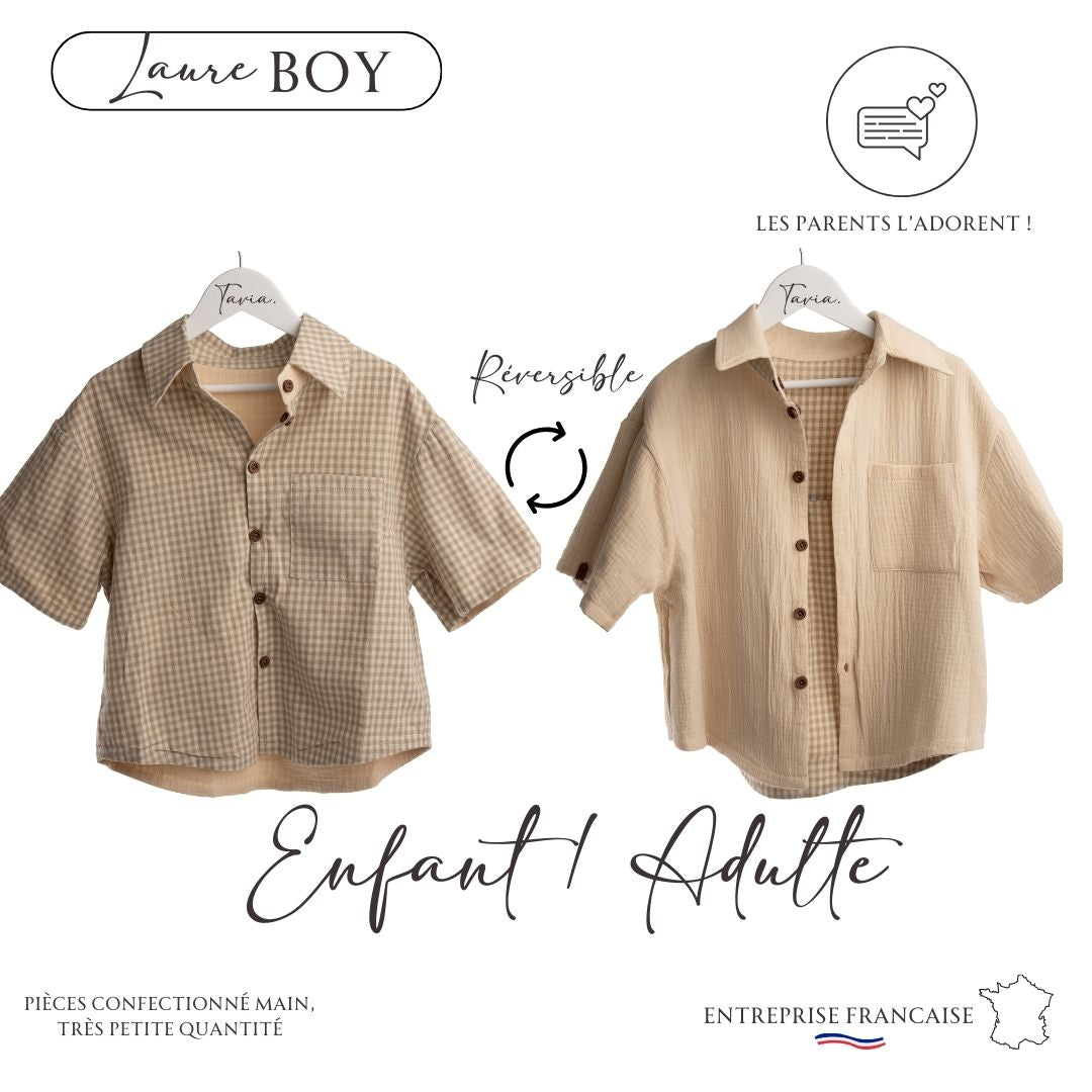 Laure chemise - Homme enfant