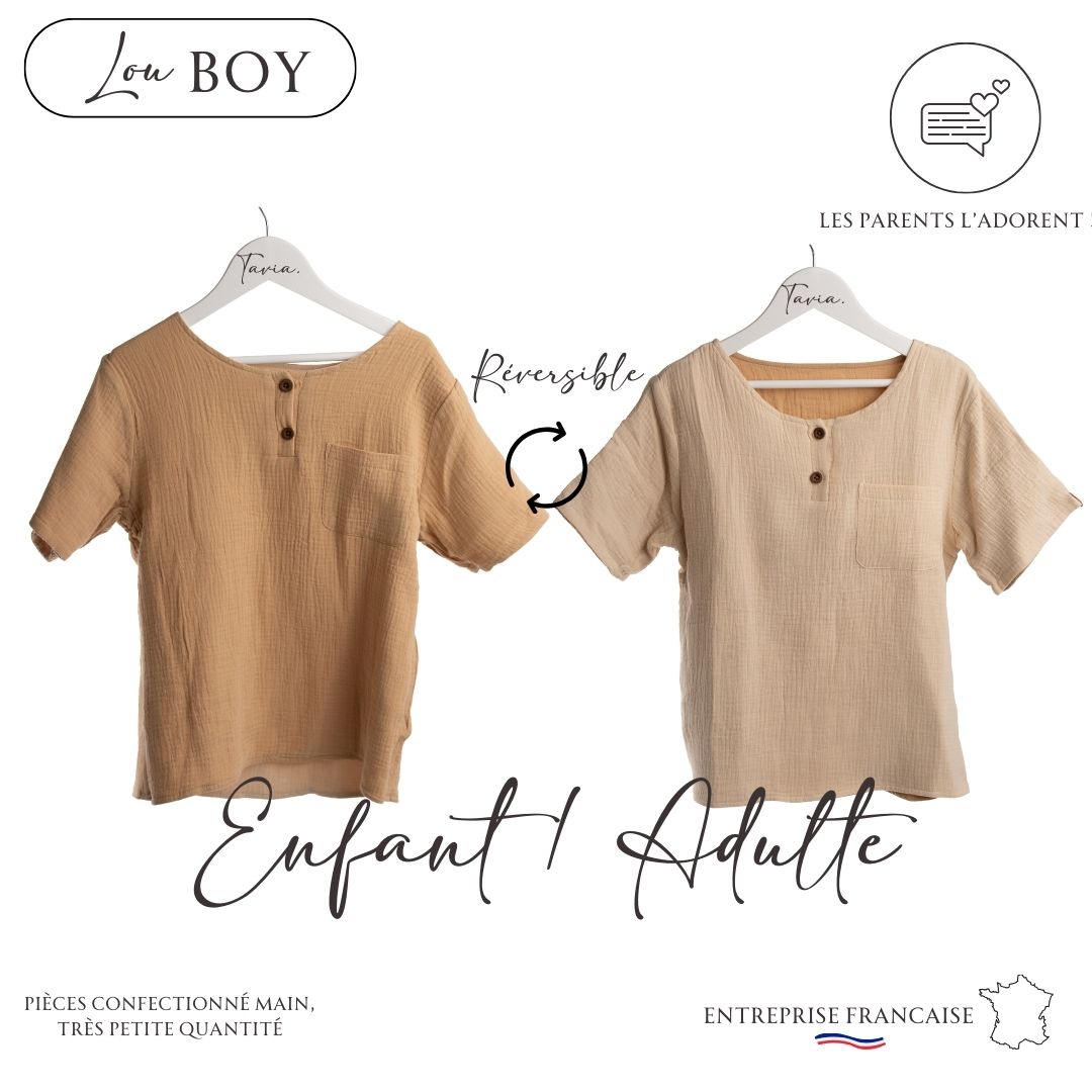 Lou top garçon - Homme enfant