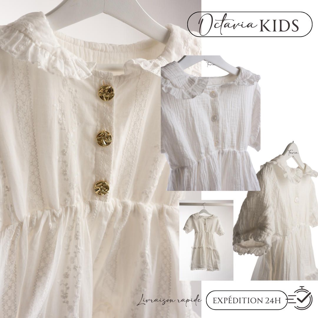 Robe Octavia enfant réversible